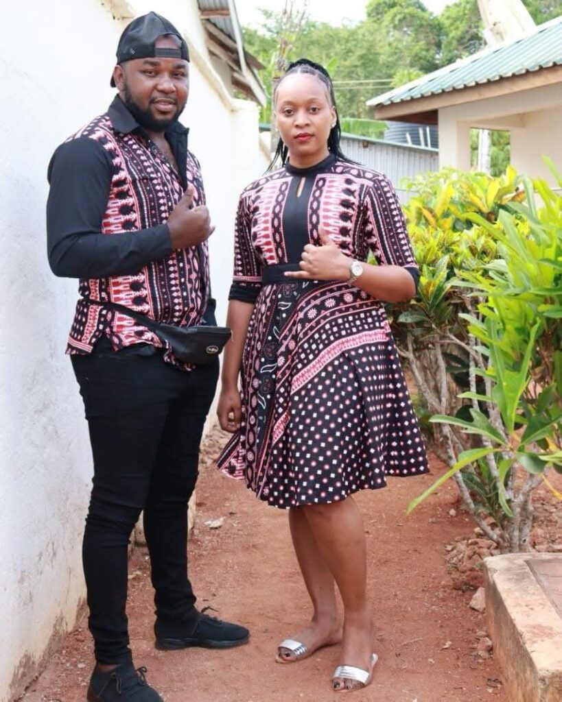 Caroline Mkamburi with Robby Dallaz